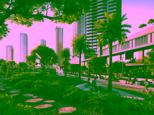 outside view apartment silva dubai creek harbour