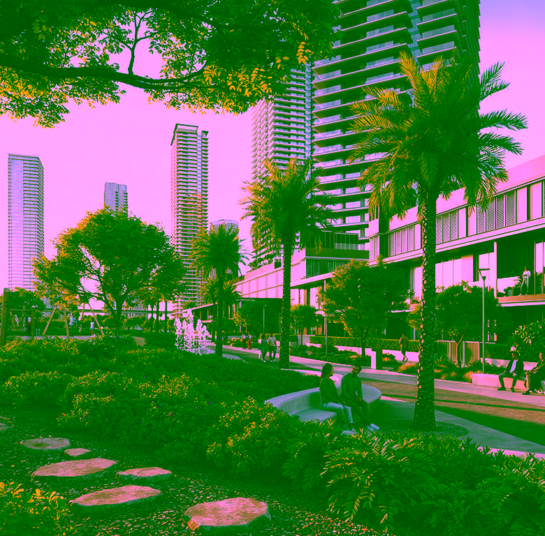 outside view apartment silva dubai creek harbour