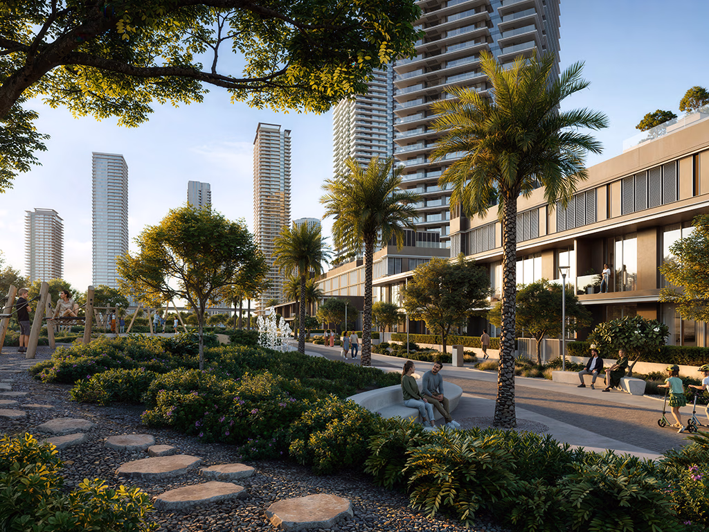 outside view apartment silva dubai creek harbour
