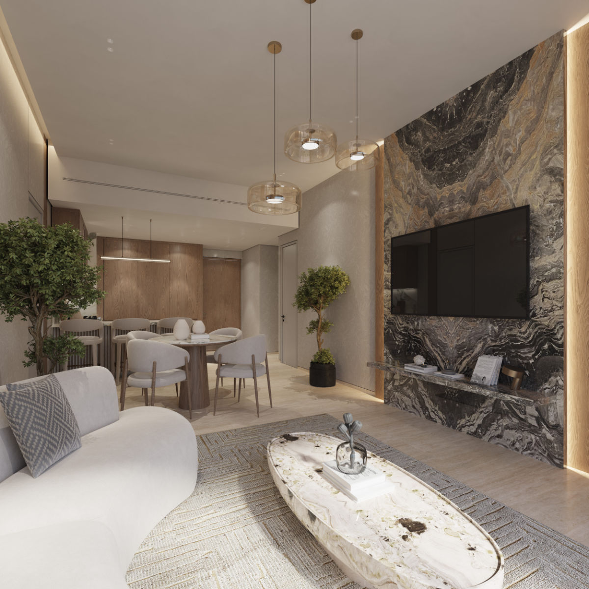 Mayfair Nexus – Apartment – 10 Mayfair Nexus 1 Bedroom Apartment in Wadi Al Safa 7, Dubai