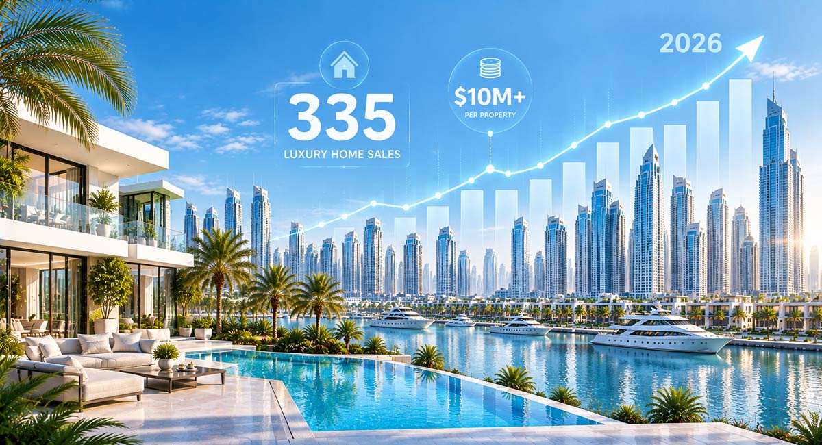 Dubai luxury property market and high end homes in 2026