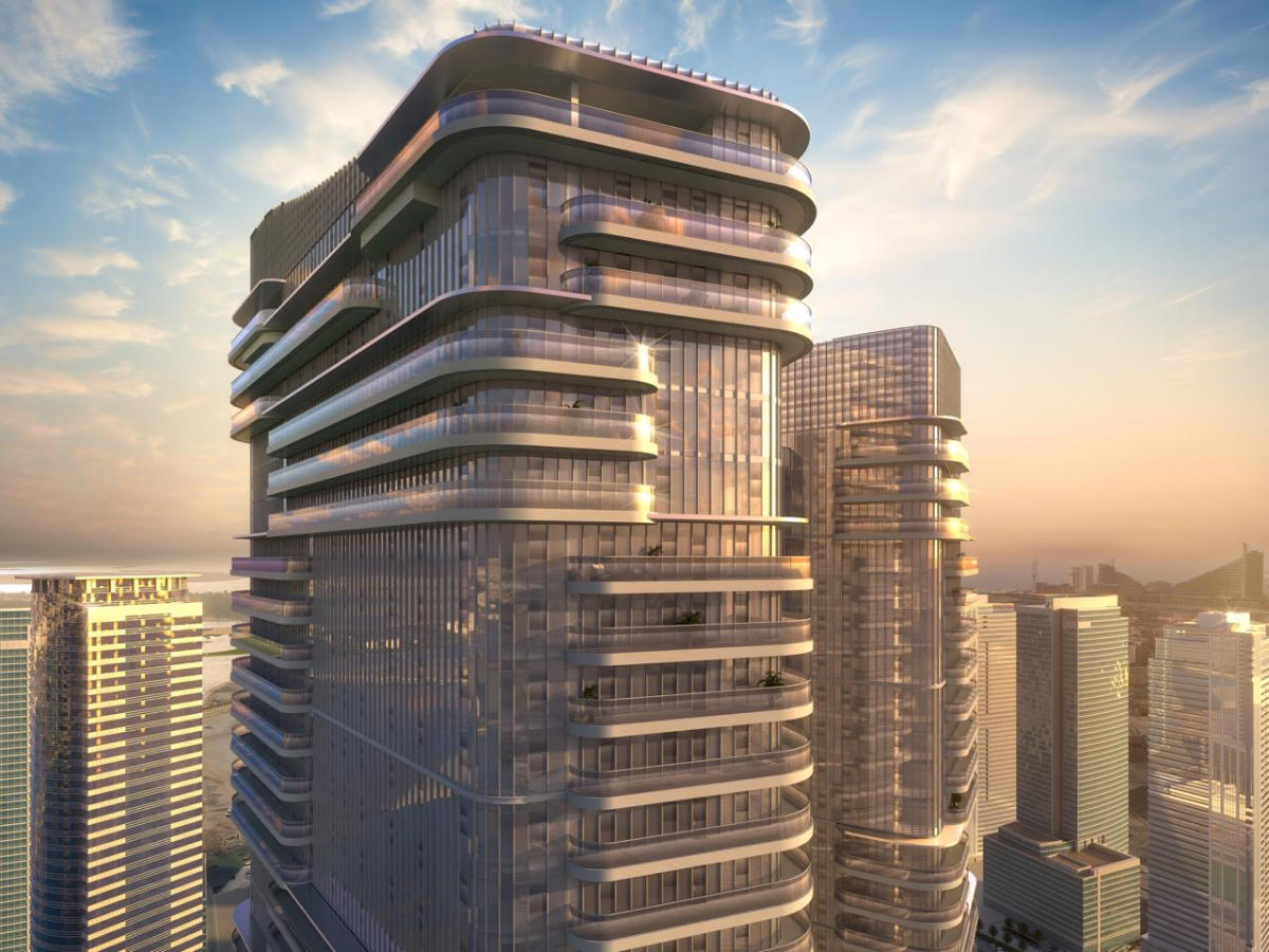 joud tower al mamzar building view