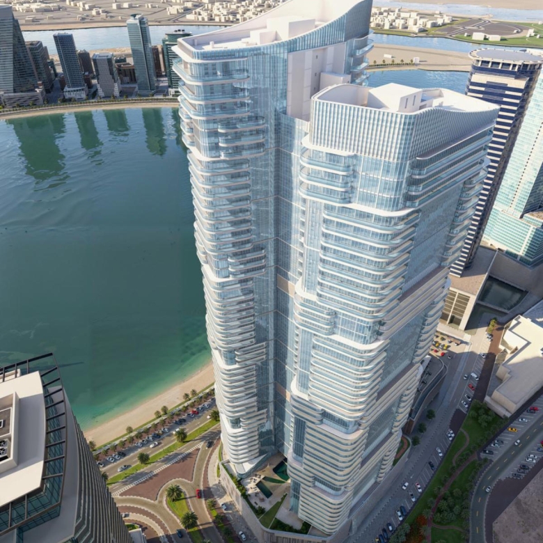 joud tower al mamzar building view from top side