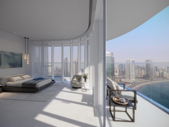 joud tower al mamzar balcony view