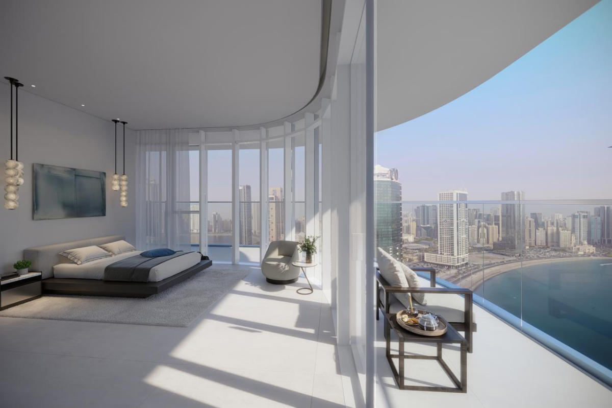 joud tower al mamzar balcony view