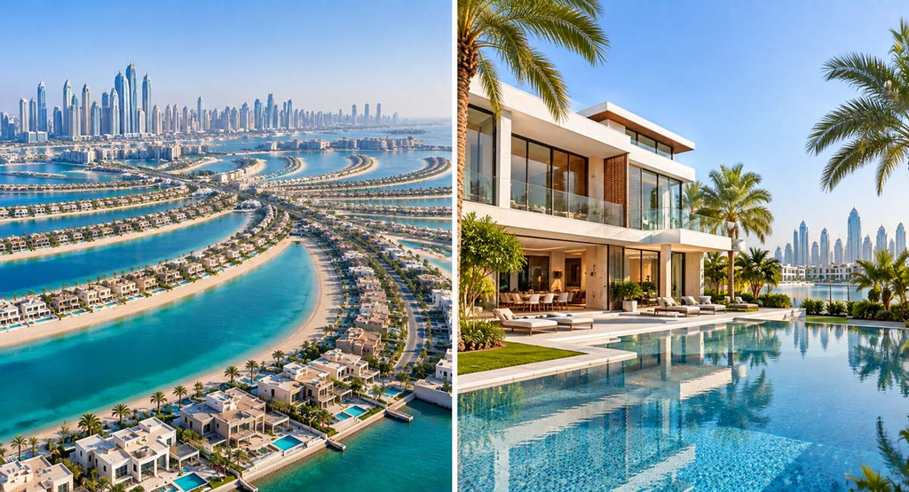 Luxury villas and apartments on Palm Jumeirah Dubai