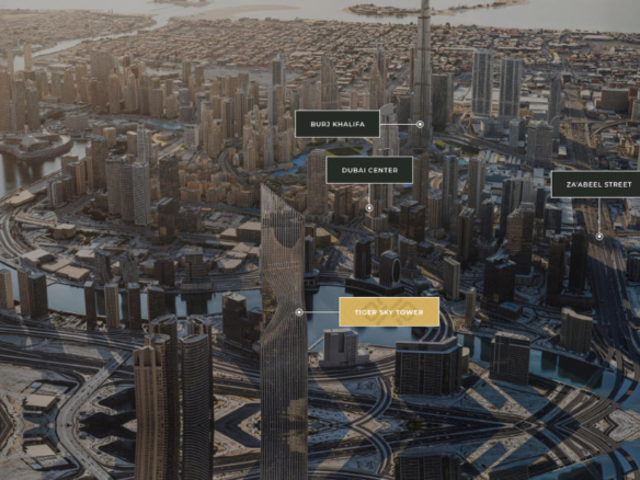 Tiger Sky Tower Business Bay Dubai