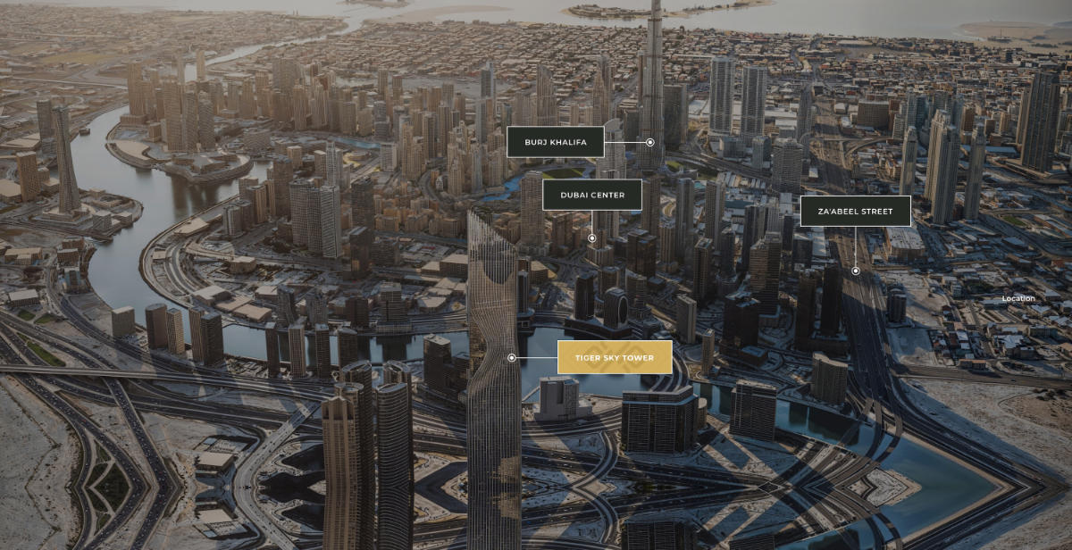 Tiger Sky Tower Business Bay Dubai