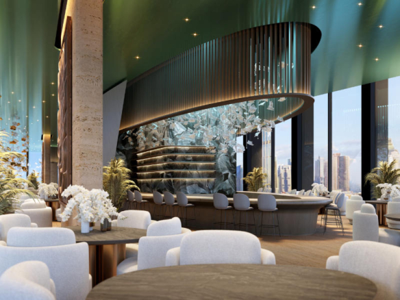 Tiger Sky Tower Living Area