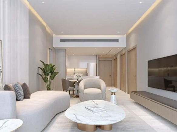 Tiger Guzel Towers Bedroom Living Area