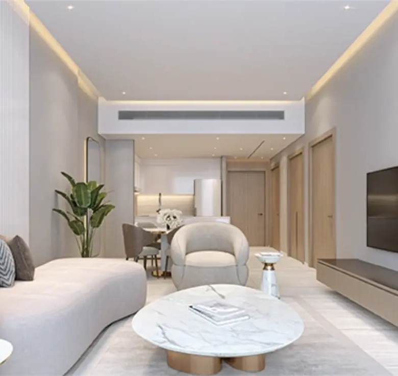 Tiger Guzel Towers Bedroom Living Area