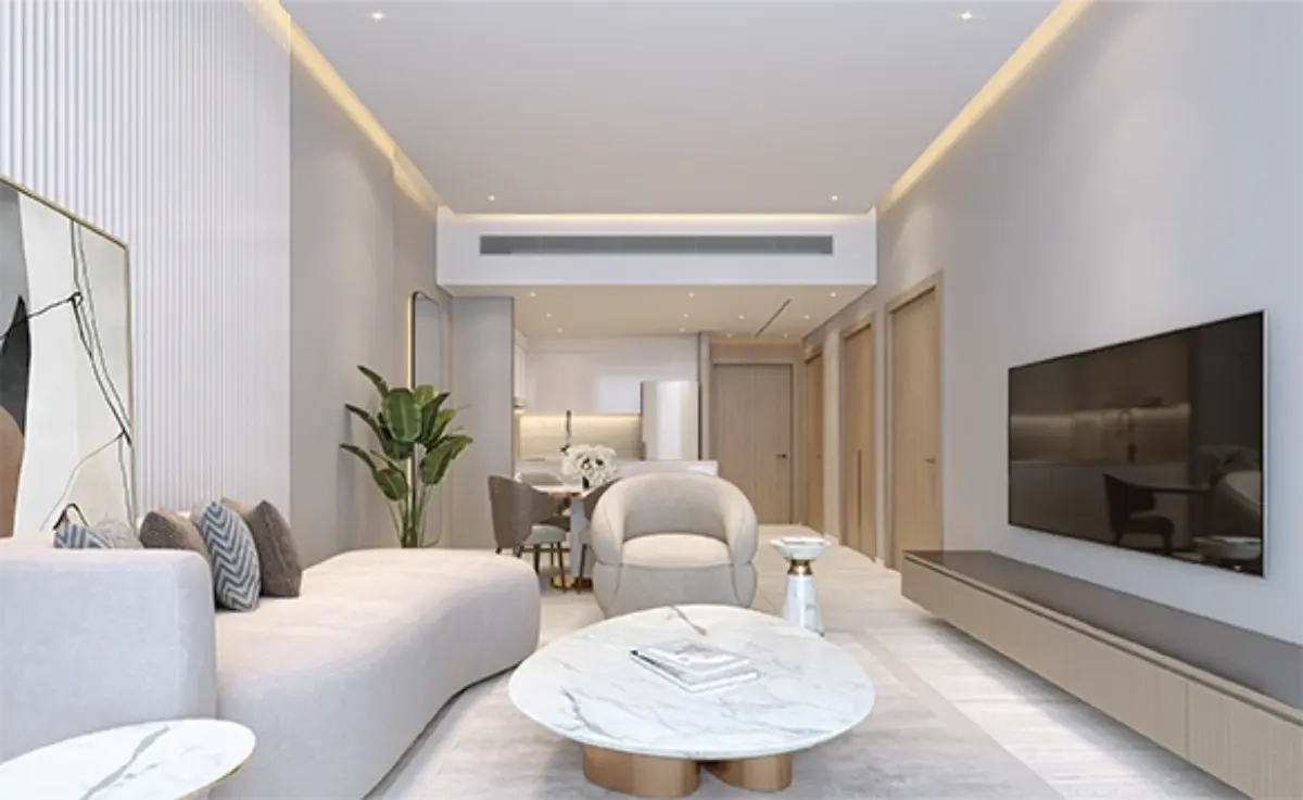 Tiger Guzel Towers Bedroom Living Area