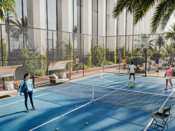 Tiger Sky Tower Tennis Court